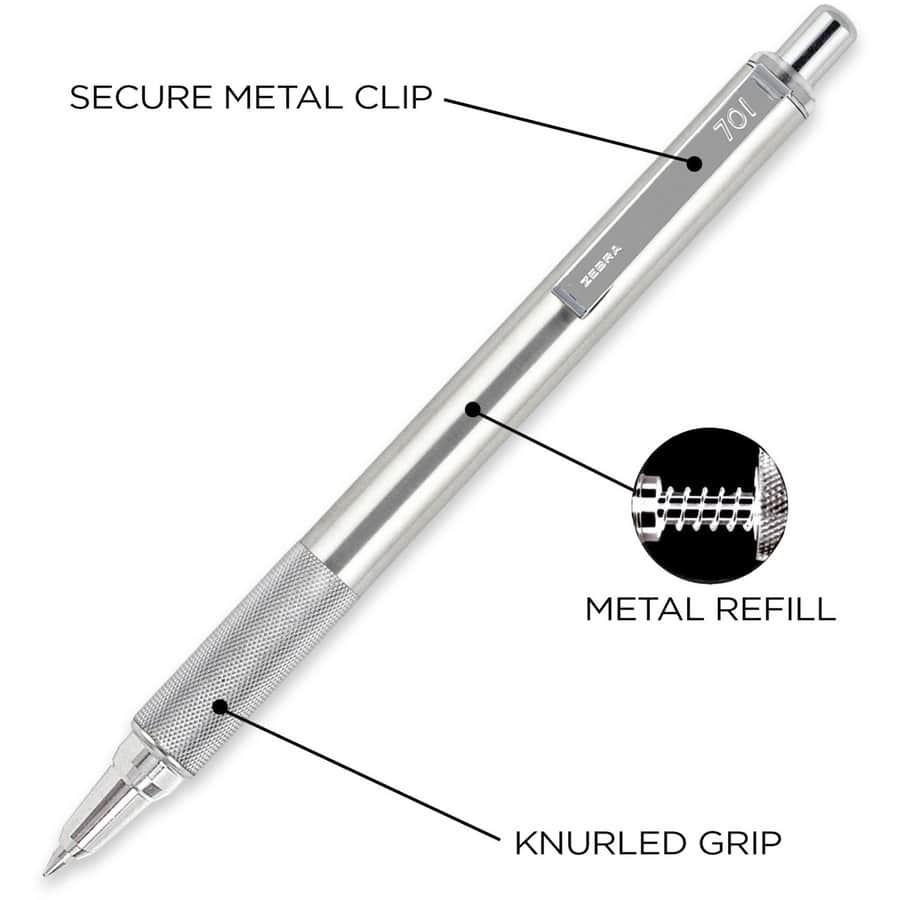7 Series F-701 Retractable Ballpoint Pen by Zebra® ZEB29411