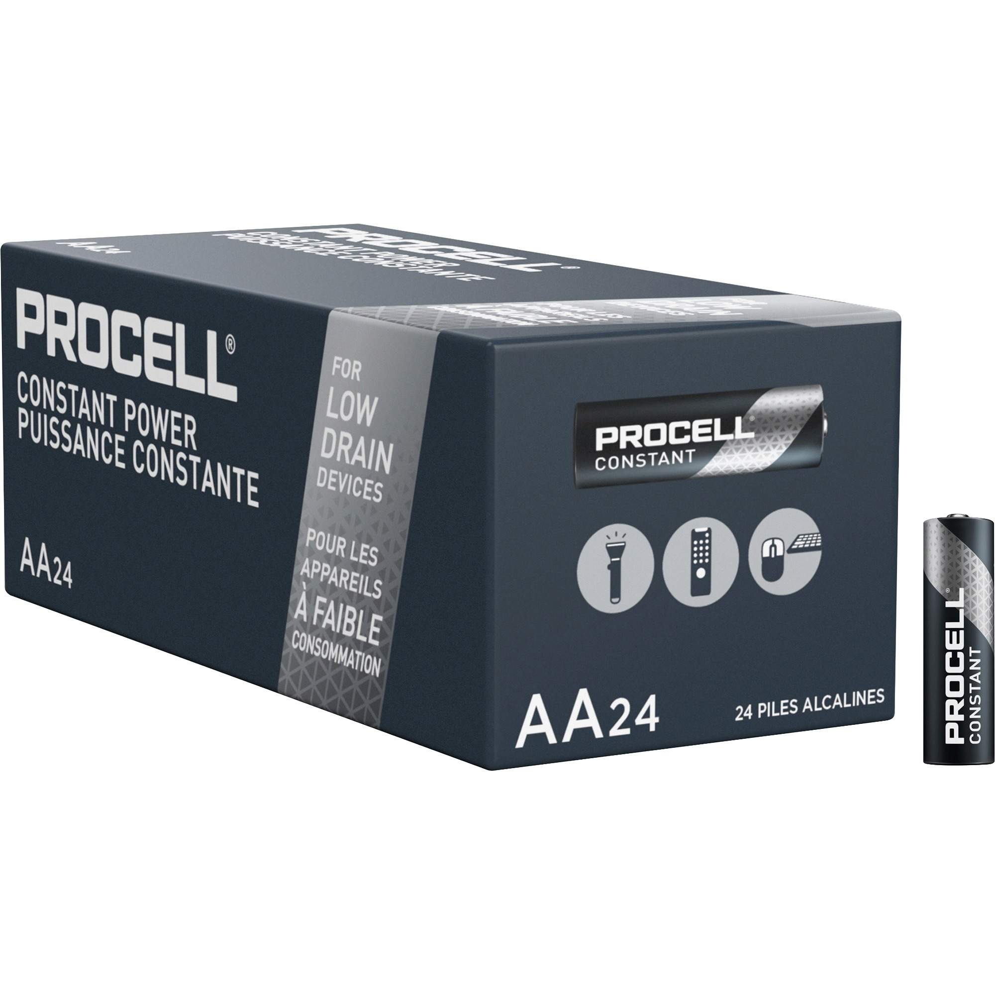 Alkaline AAA Batteries by Procell® DURPC2400BKD | OnTimeSupplies.com