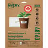 AVE48160 - Earth-Friendly White Rectangle Labels, 1" Height x 2 5/8" Width, Permanent Adhesive, Rectangle, Laser, Inkjet, Matte White, Paper, 30 / Sheet, 750 / Box