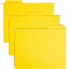 SMD64097 - FasTab 1/3 Tab Cut Letter Recycled Hanging Folder, 8 1/2" x 11", Top Tab Location, Assorted Tab Position, 11 pt., 2 Plys, Yellow, Heavy Duty, Embossed, Tear Resistant, 10% Recycled, 20 / Box