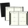 AAG70100G05 - Recycled Appointment Book Planner, Julian Dates, Weekly, 12 Month, January 2026 to December 2026, 8:00 AM to 5:00 PM, Hourly, 1 Week Double Page Layout, 4 7/8" x 8" Sheet Size, Desk Pad, Black