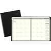 AAG70120G05 - Recycled Planner, Julian Dates, Monthly, 1 Year, January 2027 to December 2027, 6 7/8" x 8 3/4" Sheet Size, Wire Bound, Desk Pad, Black, Simulated Leather, 1 Each