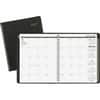 AAG70120G05 - Recycled Planner, Julian Dates, Monthly, 1 Year, January 2026 to December 2026, 6 7/8" x 8 3/4" Sheet Size, Wire Bound, Desk Pad, Black, Simulated Leather, Address Directory, Phone Directory, 1 Each