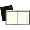 AAG70260G05 - Recycled Planner, Large, Julian Dates, Monthly, 13 Month, January 2026 to January 2027, 1 Month Double Page Layout, 9" x 11" Sheet Size, Sand Sheet, Wire Bound, Black, Simulated Leather, Faux Leather
