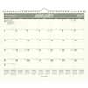 AAGPMG7728 - Recycled Wall Calendar, Medium, Julian Dates, Monthly, 12 Month, January 2027 to December 2027, 1 Month Single Page Layout, 15" x 12" Sheet Size, White Sheet, 2" x 1.68" Block, Wire Bound, Paper
