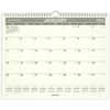 AAGPMG7728 - Recycled Wall Calendar, Medium, Julian Dates, Monthly, 12 Month, January 2026 to December 2026, 1 Month Single Page Layout, 15" x 12" Sheet Size, White Sheet, 2" x 1.68" Block, Wire Bound, Paper