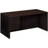 HON10584LNN - 10500 H10584L Pedestal Desk, 29.5" Height x 66" Width x 30" Depth, Total Drawer(s): 2Left Side, Flat Edge, Removable Lock, Glide, Grommet, For File Storage, 1 Each