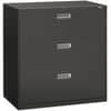 HON693LS - Brigade 600 H693 Lateral File, 40.9" Height x 42" Width x 18" Depth, Total Drawer(s): 3, Finish: Charcoal, Lockable, Glide, Removable Lock, Heavy Duty, Interlocking