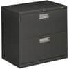 HON672LS - Brigade 600 H672 Lateral File, 28.4" Height x 30" Width x 18" Depth, Total Drawer(s): 2, Finish: Charcoal, Lockable, Glide, Removable Lock, Heavy Duty, Interlocking