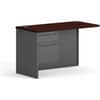 HON38216LNS - 38000 H38216L Return, 29.5" Height x 48" Width x 24" Depth, Total Drawer(s): 2, Waterfall Edge, Finish: Charcoal