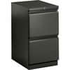 HON33823RS - Brigade H33823R Pedestal, 28" Height x 15" Width x 22.9" Depth, Total Drawer(s): 2, Finish: Charcoal, Radius Pull, Lockable, Casters, Durable, Sturdy, For File Storage, Desk, Office, Workstation
