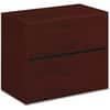 HON10563NN - 10500 H10563 Lateral File, 29.5" Height x 36" Width x 20" Depth, Total Drawer(s): 2, Flat Edge, Finish: Mahogany, 1 Each