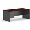 HON38294LNS - 38000 H38294L Pedestal Desk, 29.5" Height x 72" Width x 36" Depth, Total Drawer(s): 2Left Side, Waterfall Edge, Finish: Charcoal