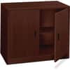 HON105291NN - 10500 H105291 Storage Cabinet, 29.5" Height x 36" Width x 20" Depth, 2 Door(s), Flat Edge, Finish: Mahogany, Removable Lock, Glide, Coat Rod, For Office, Coat, 1 Each