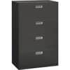 HON684LS - Brigade 600 H684 Lateral File, 53.3" Height x 36" Width x 18" Depth, Total Drawer(s): 4, Finish: Charcoal, Lockable, Glide, Removable Lock, Heavy Duty, Interlocking