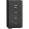 HON685LS - Brigade 600 H685 Lateral File, 67" Height x 36" Width x 18" Depth, Total Drawer(s): 5, Finish: Charcoal, Lockable, Glide, Removable Lock, Heavy Duty, Interlocking