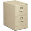 HON312CPL - 310 H312C File Cabinet, 29" Height x 18.3" Width x 26.5" Depth, Total Drawer(s): 2, Finish: Putty, Lockable, Durable, Label Holder, For File, Office, File Folder, Desk, 1 Each