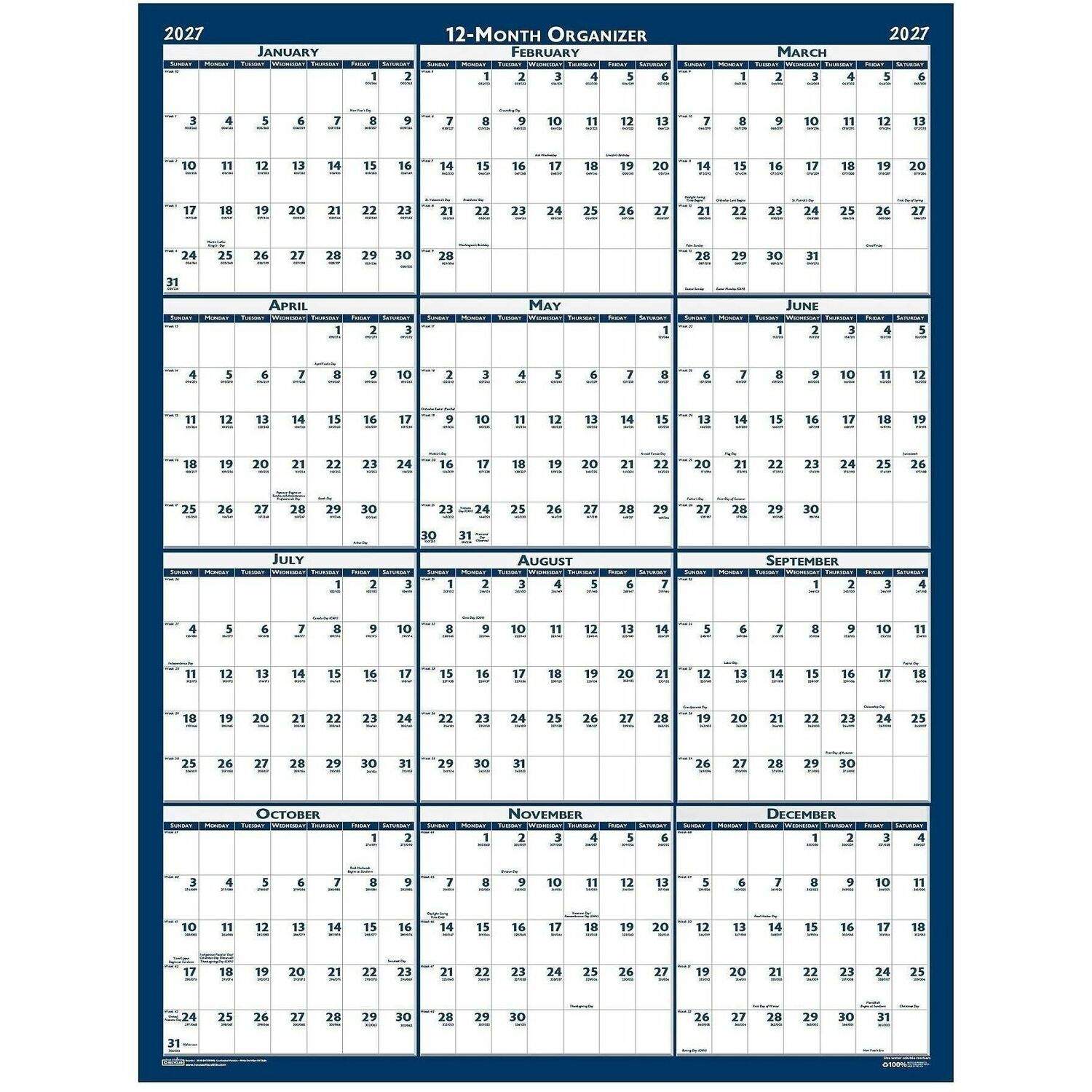 Recycled Laminated Reversible Planner by House of Doolittle