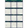 HOD390 - Nonlaminated Reversible Planner, Julian Dates, Yearly, 12 Month, July 2025 to June 2026, 24" x 37" Sheet Size, 1.50" x 1" Block, 1 Each