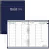 HOD27207 - Blue Professional Weekly Planner, Julian Dates, Weekly, 1 Year, January 2027 to December 2027, 7:00 AM to 8:45 PM, Quarter-hourly, 1 Week Double Page Layout, 8 1/2" x 11" Sheet Size