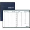 HOD27207 - Blue Professional Weekly Planner, Julian Dates, Weekly, 1 Year, January 2026 to December 2026, 7:00 AM to 8:45 PM, Quarter-hourly, 1 Week Double Page Layout, 8 1/2" x 11" Sheet Size