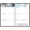 HOD27502 - Academic Weekly Assignment Book, Weekly, 13 Month, August 2025 to August 2026, 1 Week Double Page Layout, 5" x 8" Sheet Size, Leather, Black Cover, 1 Each