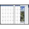 HOD273 - Earthscapes Planner, Julian Dates, Weekly, Monthly, 1 Year, January 2027 to December 2027, 8:00 AM to 6:00 PM, Hourly, 1 Month, 1 Week Double Page Layout, 8 1/2" x 11" Sheet Size, Wire Bound, Paper
