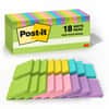 MMM65418BRCP - Notes Cabinet Pack - Floral Fantasy Color Collection, 1800 x Assorted, 3" Flag/Note Width x 3" Flag/Note Length, Square, 100 Sheets per Pad, Unruled