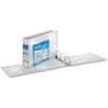 CRD22142 - ClearVue Overlay Tabloid D-Ring Binder, 3" Binder Capacity, Tabloid, 11" x 17" Sheet Size, 725 Sheet Capacity, 3 1/10" Spine Width, 3 Ring, Fastener: D-Ring, Vinyl, White, 3.19 lb, Recycled