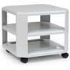 MAT24060 - Mobile Printer Stand, 75 lb Load Capacity, 2 x Shelf(ves), 8.50" Height x 18" Width x 18" Depth, Floor, Steel, Gray