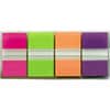 MMM680PGOP2 - Flags, 160, 1" Flag/Note Width x 1 3/4" Flag/Note Length, Rectangle, Unruled, Pink, Green, Orange, Purple, Assorted, Dispenser Included, 1 Pack