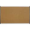 QRTARCB3018 - Arc Cubicle Bulletin Board, 18" Board Height x 30" Board Width, Brown Natural Cork Surface, Durable, Self-healing, Silver Aluminum Frame, 1 Each