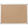 BVCCA031790 - Earth Series Cork Board, 24" Board Height x 36" Board Width, Cork Surface, Self-healing, Aluminum Frame, 1 Each