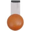 ABAPM1PARTBO - Cubicle Single Garment Peg, 1 Pegs, 4.6" Height x 2.4" Width, for Garment, Silver, Brown, 1 Each