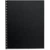 FEL5224901 - Futura Presentation Covers, 11" Height x 8.5" Width x 0.1" Depth, For Letter 8 1/2" x 11" Sheet, Rectangular, Black, Polypropylene, 25 / Pack