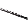 FEL52323 - 19-ring Plastic Comb Binding, 0.5" Height x 10.8" Width x 0.5" Depth, 0.50" Maximum Capacity, 90 x Sheet Capacity, For Letter 8 1/2" x 11" Sheet, 19 x Rings, Round, Black, Plastic, 25 / Pack