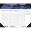 HOD176 - EarthScapes Mountains Desk Pad, Julian Dates, Monthly, 12 Month, January 2027 to December 2027, 1 Month Single Page Layout, 22" x 17" Sheet Size, 2.25" x 2.50" Block, Desk Pad, White