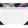 HOD193 - EarthScapes Sea Life Desk Pads, Julian Dates, Monthly, 12 Month, January 2026 to December 2026, 1 Month Single Page Layout, 22" x 17" Sheet Size, 2.25" x 3.06" Block, Desk Pad, White