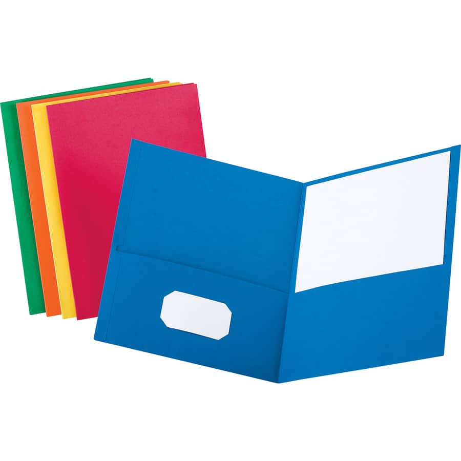 Letter Recycled Pocket Folder by Oxford OXF57514 | OnTimeSupplies.com