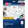 AVE5871 - Clean Edge(R) Business Cards, 2" x 3.5" , White, 200 (5871), 145 Brightness, A4, 8 1/2" x 11", 91 lb Basis Weight, 247 g/m&sup2; Grammage, Matte