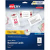 AVE8871 - Clean Edge Business Cards, 2" x 3.5" , White, 200 (08871), 110 Brightness, A8, 2" x 3 1/2", 93 lb Basis Weight, 254 g/m&sup2; Grammage, Matte