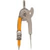 LEO77360 - Metal Ball Bearing Compass, Metal, Chrome, 1 Dozen
