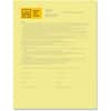 XER3R12437 - Bold Digital Carbonless Paper - Canary, Letter, 8 1/2" x 11", Sustainable Forestry Initiative (SFI), Capsule Control Coating, Canary, 500 / Ream
