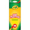 CYO524616 - Opaque Colors Oil Pastels, Assorted, Red Orange, Red-violet, Violet, White, Yellow Green, Yellow-orange, Orange, Pink, Red, Green, ..., 16 / Pack