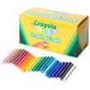 CYO510400 - Colored Drawing Chalk Sticks, 3.2" Length x 0.4" Diameter, Assorted, Non-toxic, 1 Box