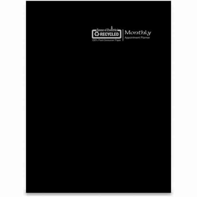 House Of Doolittle 2025 Weekly Planner Calendar, Executive Black Hard Cover, 8.5 X 11 Inches, January - December (HOD27292-25