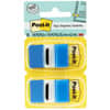 MMM680BE12 - Blue Flag Value Pack, 600 x Blue, 1" Flag/Note Width x 1 3/4" Flag/Note Length, Rectangle, Unruled, Blue, Removable, Repositionable, Reusable, Dispenser Included, 50/Dispenser Box, 12 / Box