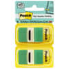 MMM680GN12 - Green Flag Value Pack, 600 x Green, 1" Flag/Note Width x 1 3/4" Flag/Note Length, Rectangle, Unruled, Green, Removable, Writable, Dispenser Included, 50/Dispenser Box, 12 / Box