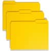 SMD14939 - Colored 1/3 Tab Cut Letter Recycled Fastener Folder, 8 1/2" x 11", 2" Expansion, 2 x 2S Fastener(s), 2" for Folder, Top Tab Location, Assorted Tab Position, 25 pt., Pressboard, Yellow, 100% Recycled