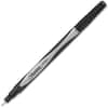 SAN1742661 - Fine Point Pen, Fine Needle Pen Point, Black Ink, Gray, Black Barrel, 4 / Pack